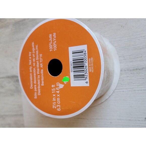 Happy Halloween burlap ribbon string pumpkin prop decor - Picture 7 of 7